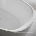 Ce Tuv White Pedestal Connected Freestanding Bath Tub Surface Mounting Bathtub